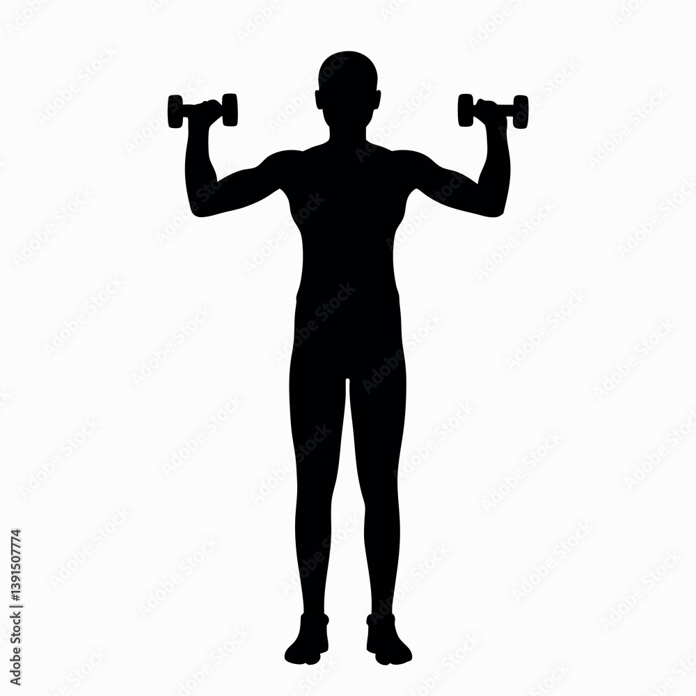 Black-silhouette-of-a-person-doing-shoulder-press Black-silhouette-of-a-person-doing-shoulder-press