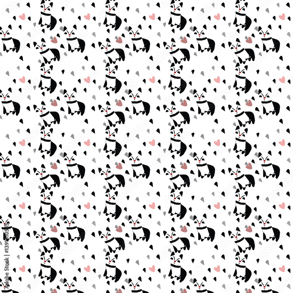 Obraz premium Seamless animal leopard pattern vector