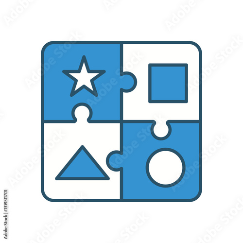 MAT vector icon stock illustration