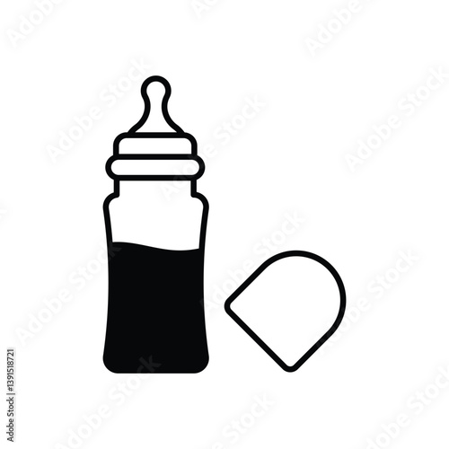 FEEDER vector icon stock illustration