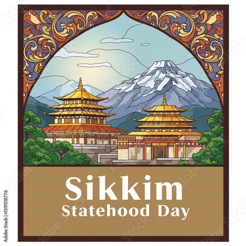 Ornate Sikkim Statehood Day...