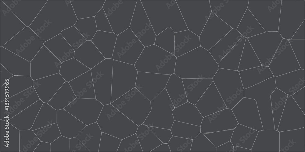 Fototapeta premium Abstract gray crystalized broken glass and white lines background Generative algorithm psychedelic. Reaction-diffusion or truing pattern stone slab smooth tile silver natural for interior decoratio