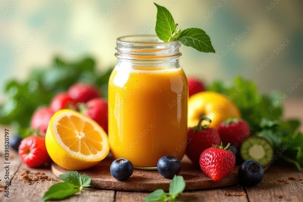 Delightful Jarred Smoothie Delightful Jarred Smoothie