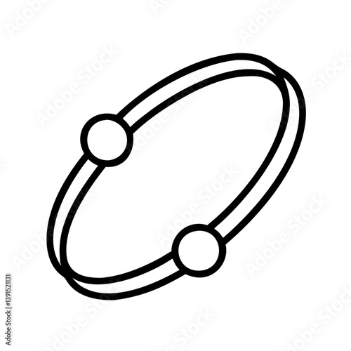 Double band bracelet jewelry fashion accessory bangle wristband stylish elegant minimalistic design for women girls