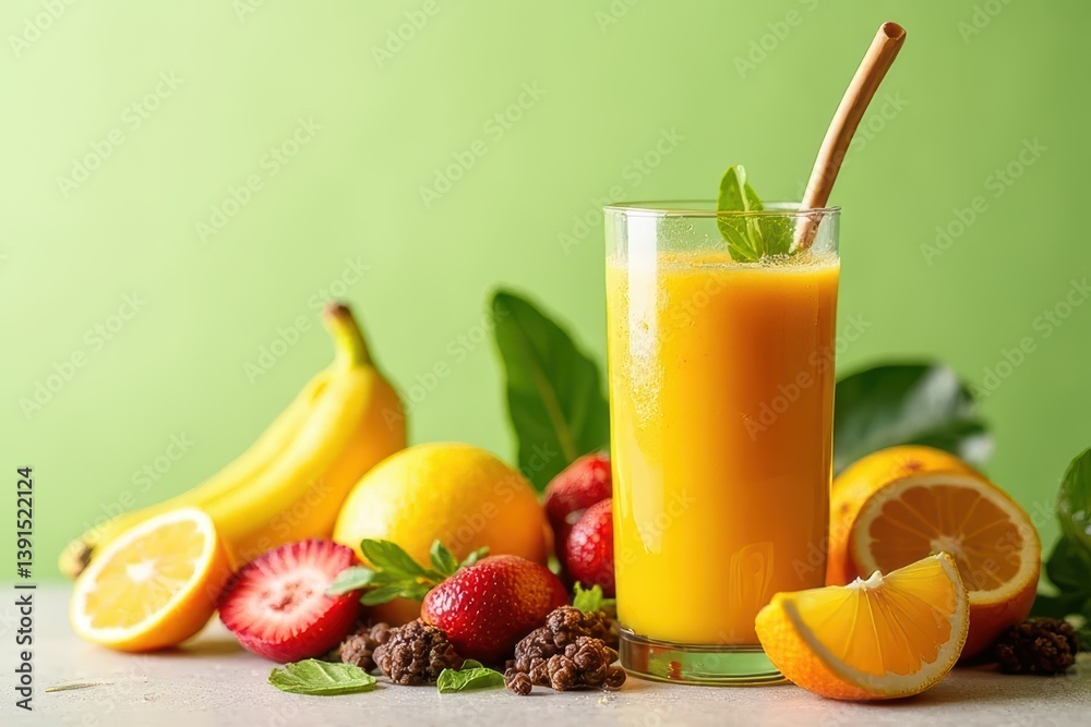 Freshen Up Your Immune System with a Tropical Smoothie Freshen Up Your Immune System with a Tropical Smoothie