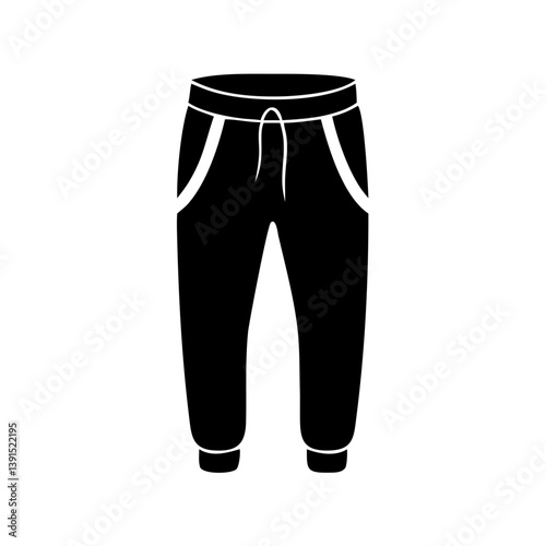 joggers icon, joggers line art - simple line art of joggers, perfect for joggers logos and icons