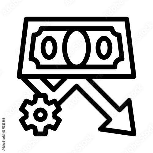 reduced line icon