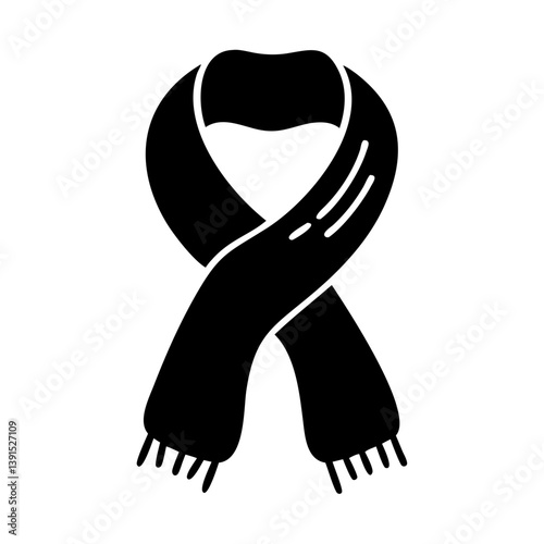scarves infinity shawl pashmina icon, scarves infinity shawl pashmina line art - simple line art of scarves infinity shawl pashmina, perfect for scarves infinity shawl pashmina logos and icons