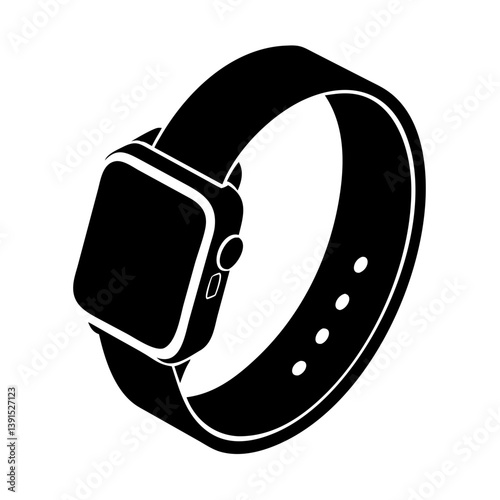 smartwatch bands icon, smartwatch bands line art - simple line art of smartwatch bands, perfect for smartwatch bands logos and icons