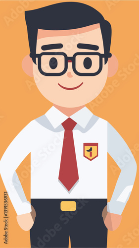 Staff Only Authorization Minimalist Flat Vector Design for Restricted Areas
