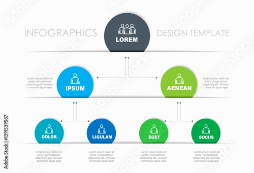 Infographic design template with place for your data. Vector illustration.