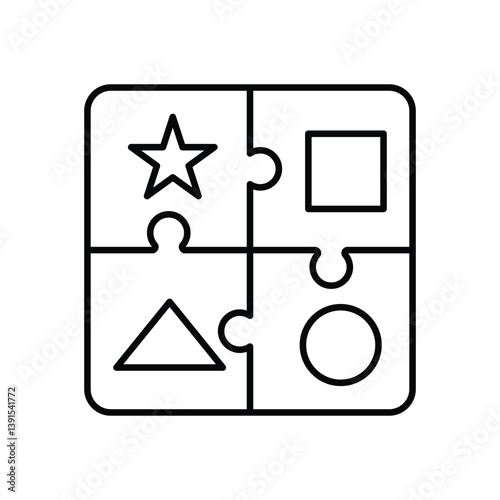 MAT vector icon stock illustration