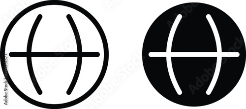 Globe icon set. Go to web symbol icon. Web icon, website, homepage icon set.