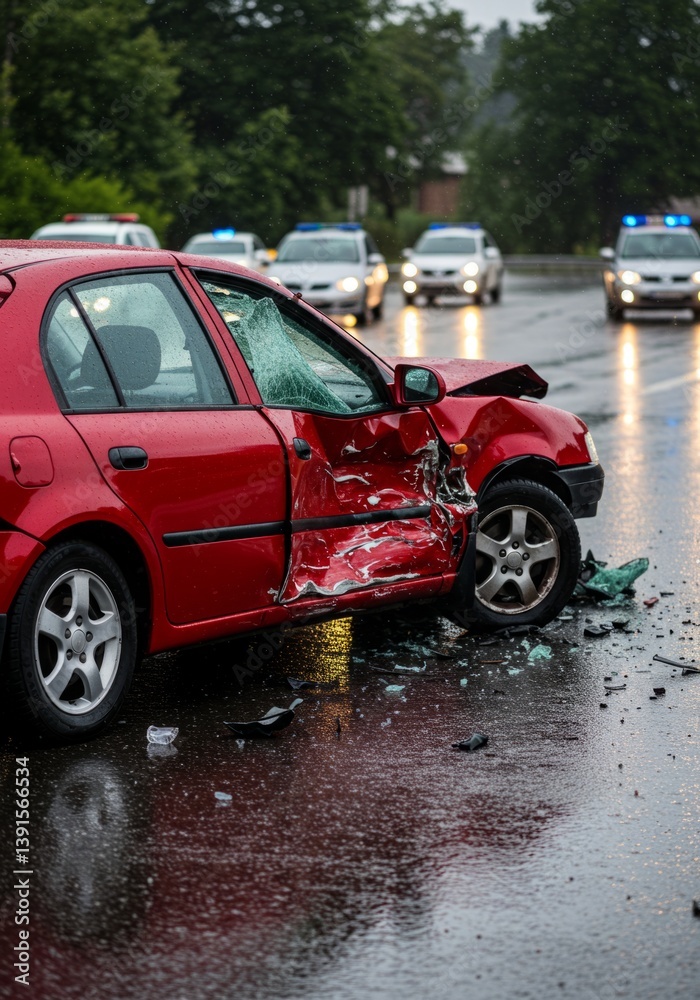 Car Crash Aftermath Car Crash Aftermath