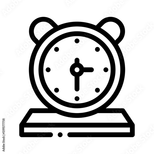clock line icon