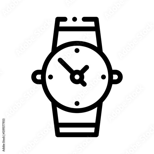 watch line icon