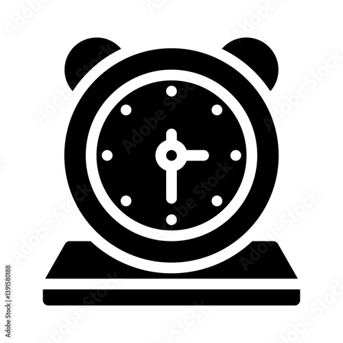 clock glyph icon