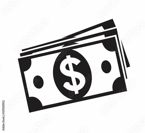 dollar sign icon vector