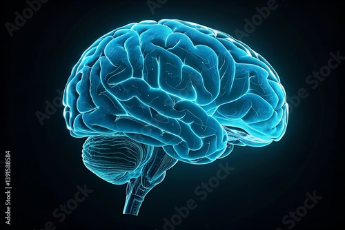 3d rendered illustration of a brain