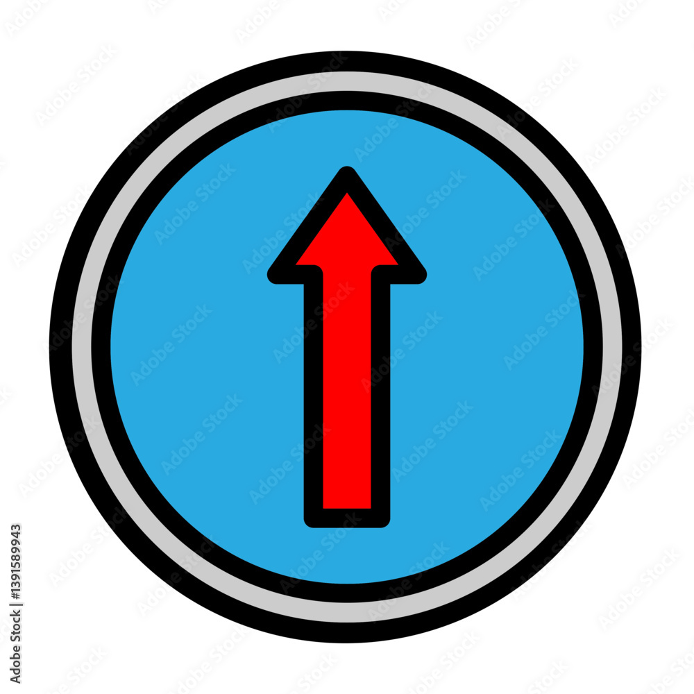 Upward Arrow Vector Filled Icon Design Upward Arrow Vector Filled Icon Design