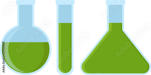 green posion potion venom laboratory glass for games dungeons dragons rpg and scientific research element