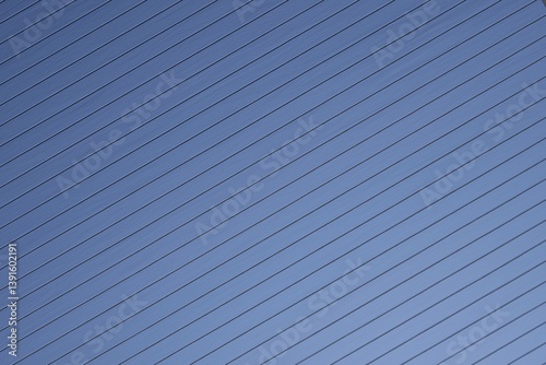 Steel blue diagonal planks of wood. Light is coming from bottom right