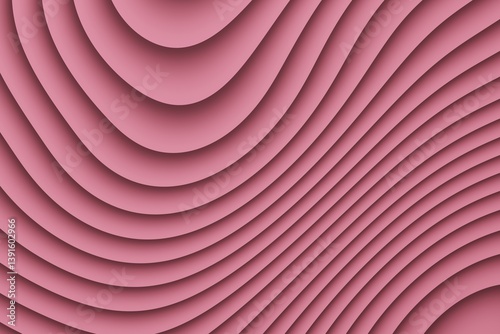 Obraz na płótnie Watermelon pink wavy pattern as a part of design w salonie
