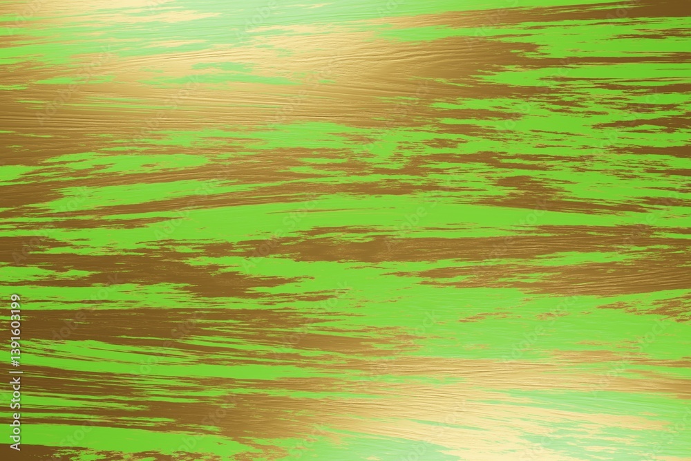 Yellow green and golden metallic pattern