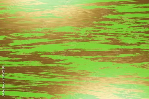Obraz na płótnie Yellow green and golden metallic pattern w salonie