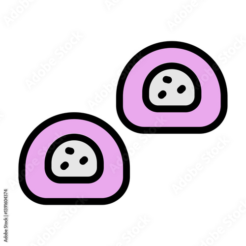 Mochi Vector Filled Icon Design