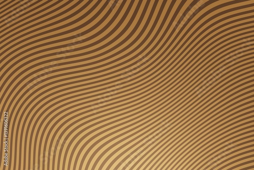 Obraz na płótnie Copper wavy stripes, colorful background. Light is coming from bottom w salonie
