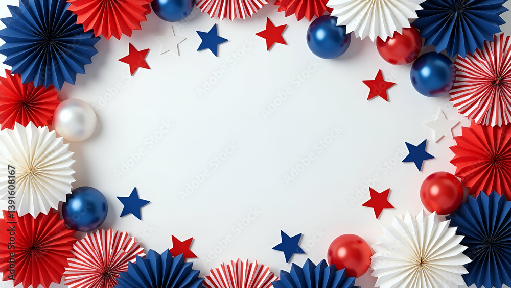 High resolution photostock image illustrating inventive July 4th party ideas with creative event styling festive decor themes and innovative arrangements for joyful Independence Day celebrations in P High resolution photostock image illustrating inventive July 4th party ideas with creative event styling festive decor themes and innovative arrangements for joyful Independence Day celebrations in P
