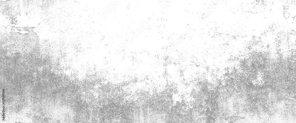 Vector old black and white rough vintage distress background.