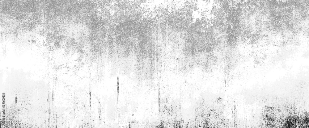 Vector old black and white rough vintage distress background.