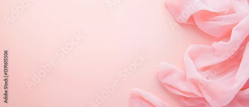 Pink flowing fabric