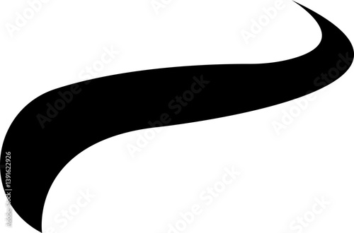 swooshes tails icon. Retro swooshes and swoop icons. Swooshes text tail for baseball design. Sport logo typography elements. sporty plume swirl logo, isolated on transparent background.