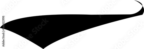 swooshes tails icon. Retro swooshes and swoop icons. Swooshes text tail for baseball design. Sport logo typography elements. sporty plume swirl logo, isolated on transparent background.