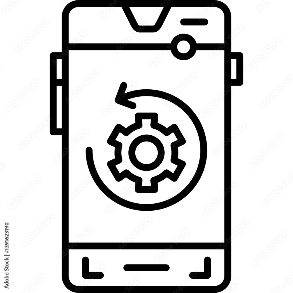 Process Optimization Icon Process Optimization Icon