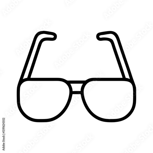 Stylish eyeglasses vector design for vision correction and eye protection fashion accessory illustration vector