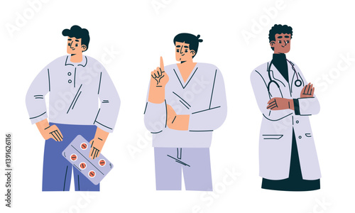 Diverse Medical Professionals Taking Meaningful Action for Patients Health and Wellness