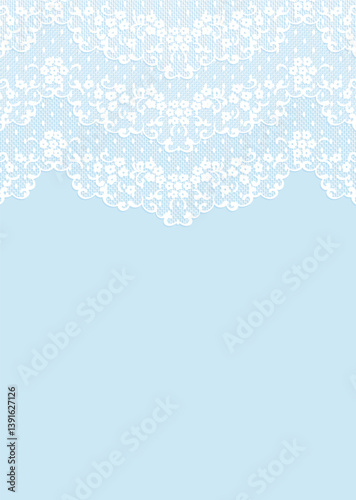 アンティーク風レースの背景ベクターイラスト