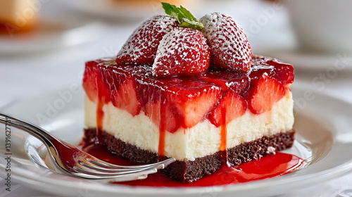 cheesecake with strawberry