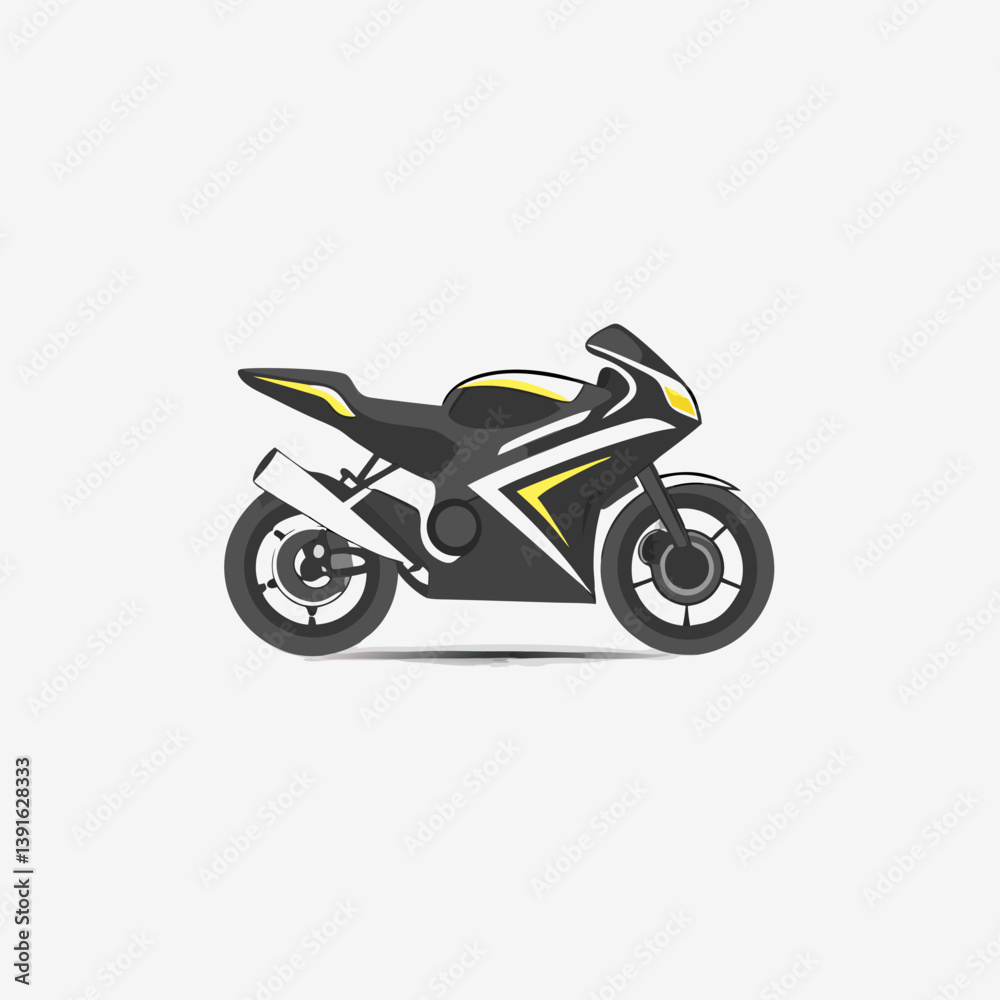 motorcycle isolated on white background motorcycle isolated on white background