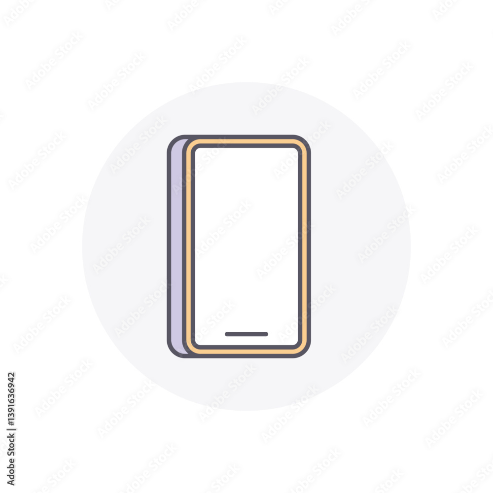 SMART PHONE vector icon stock illustration SMART PHONE vector icon stock illustration