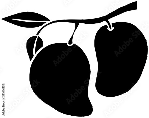 mango illustration fresh silhouette juicy logo food icon juice outline sweet healthy fruit natural freshness delicious refreshing ingredient green shape women vector graphic background