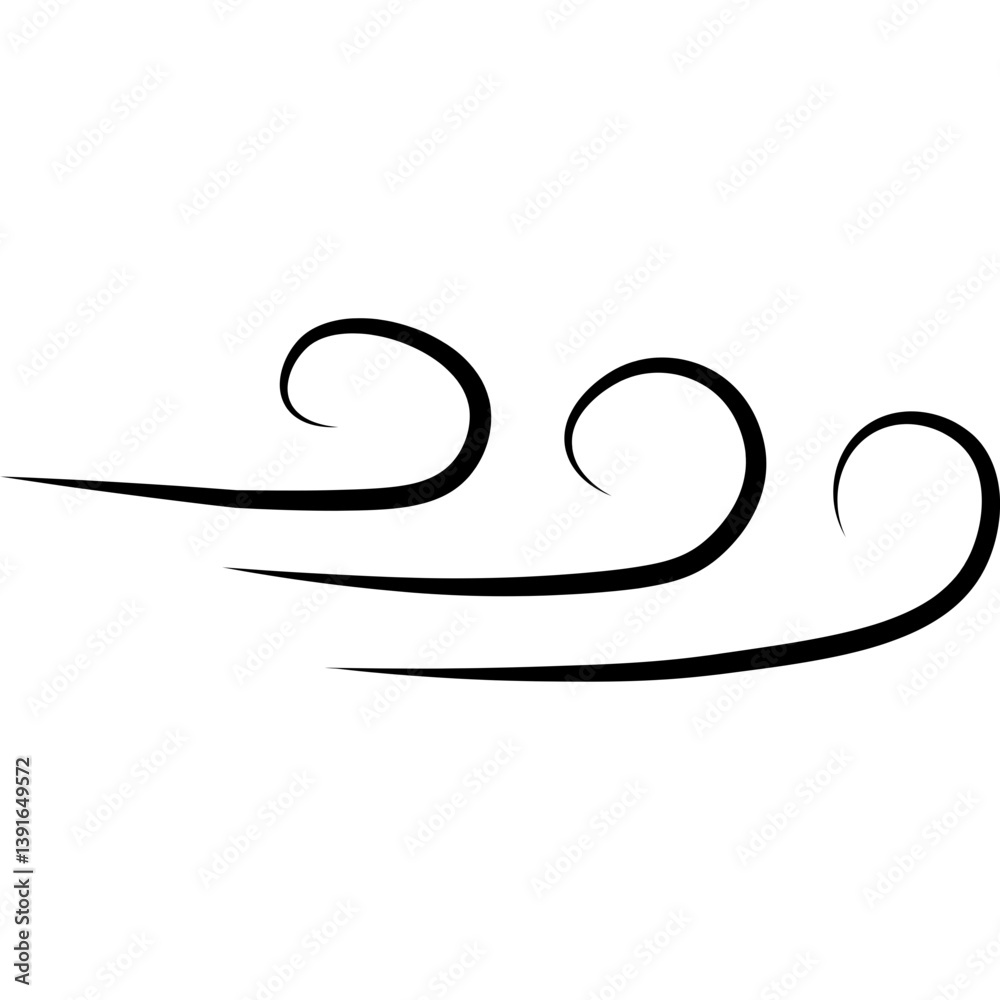Obraz premium Outline Wind