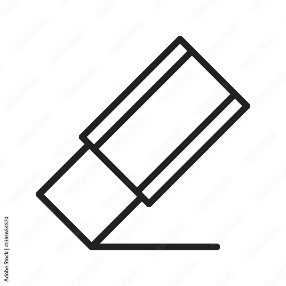 Eraser icon vector image. Suitable for mobile apps, web apps and print media. Eraser icon vector image. Suitable for mobile apps, web apps and print media.