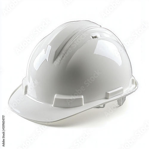 white construction helmet i...