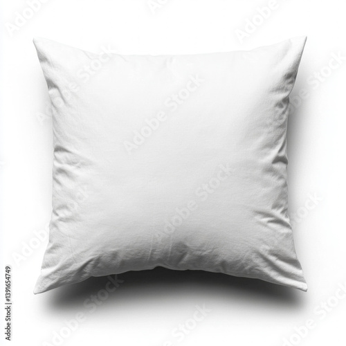 White Pillow Isolated