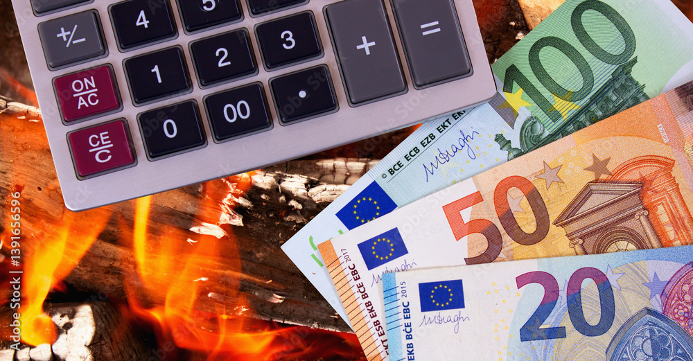 Φωτογραφία Euro money close-up. National currency of the European Union